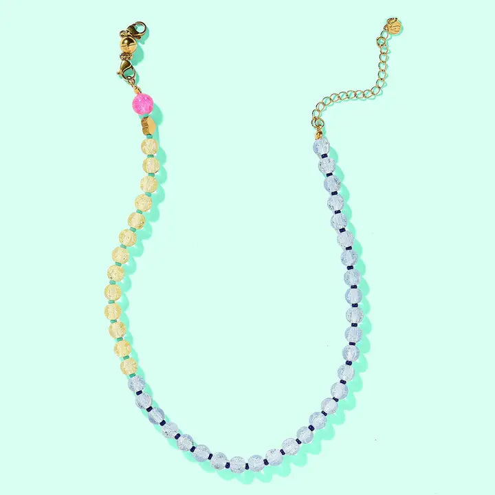 Rainy Blue + Green Necklace