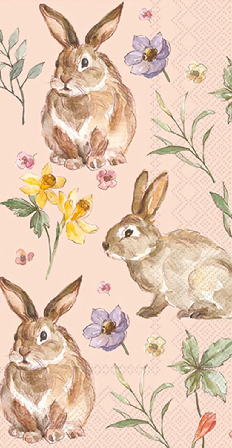 Soft Easter Bunnies Guest Towel Napkins