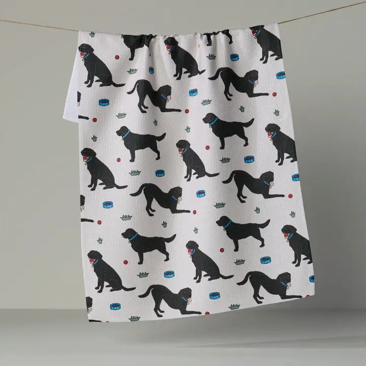 Lab Pals Tea Towel