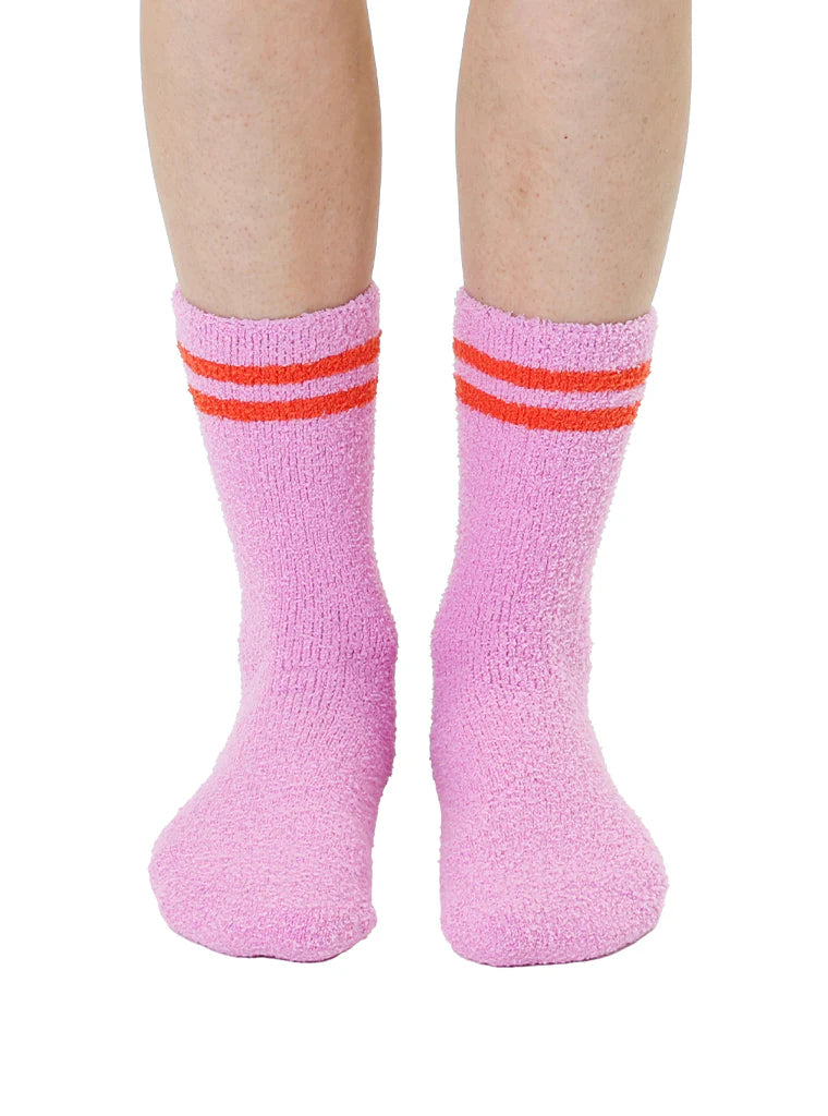 Oh What Fun Fuzzy Crew Socks