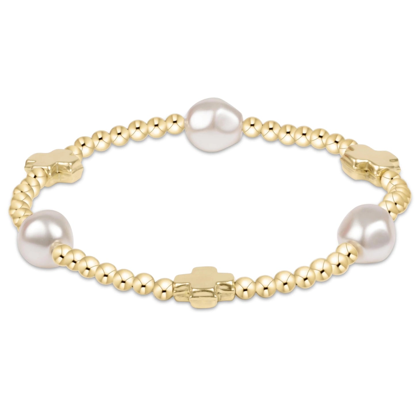 Signature Cross Admire Pearl Bracelet