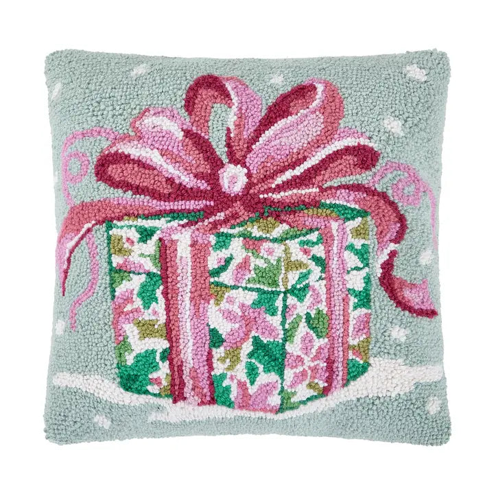 Pink Present Hook Pillow