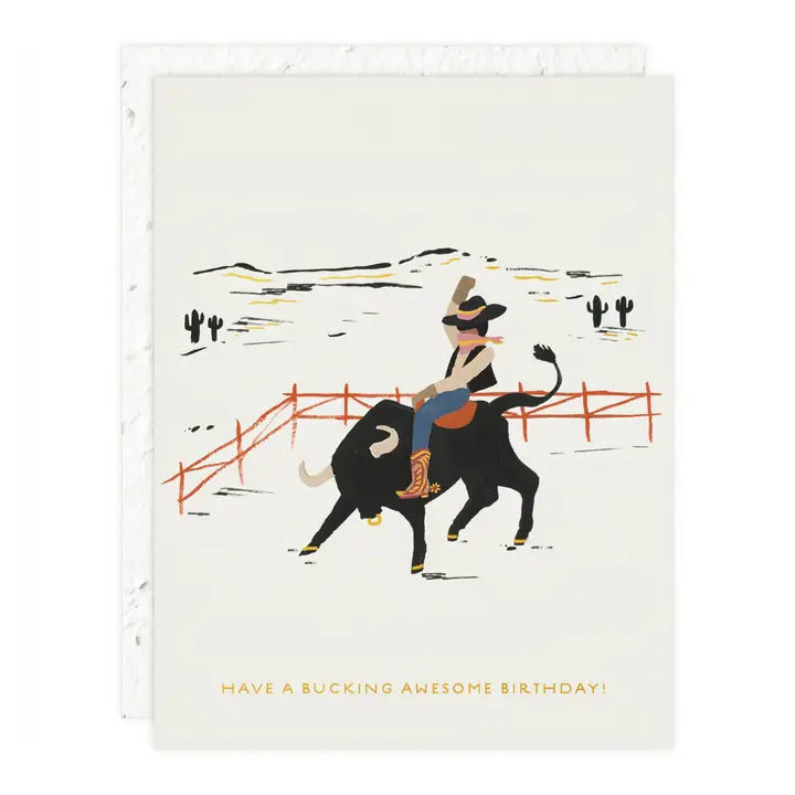 Bucking Awesome Card