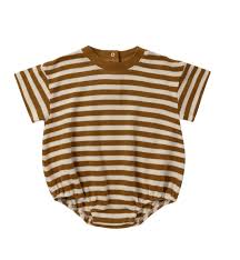 Saddle Stripe Relaxed Romper