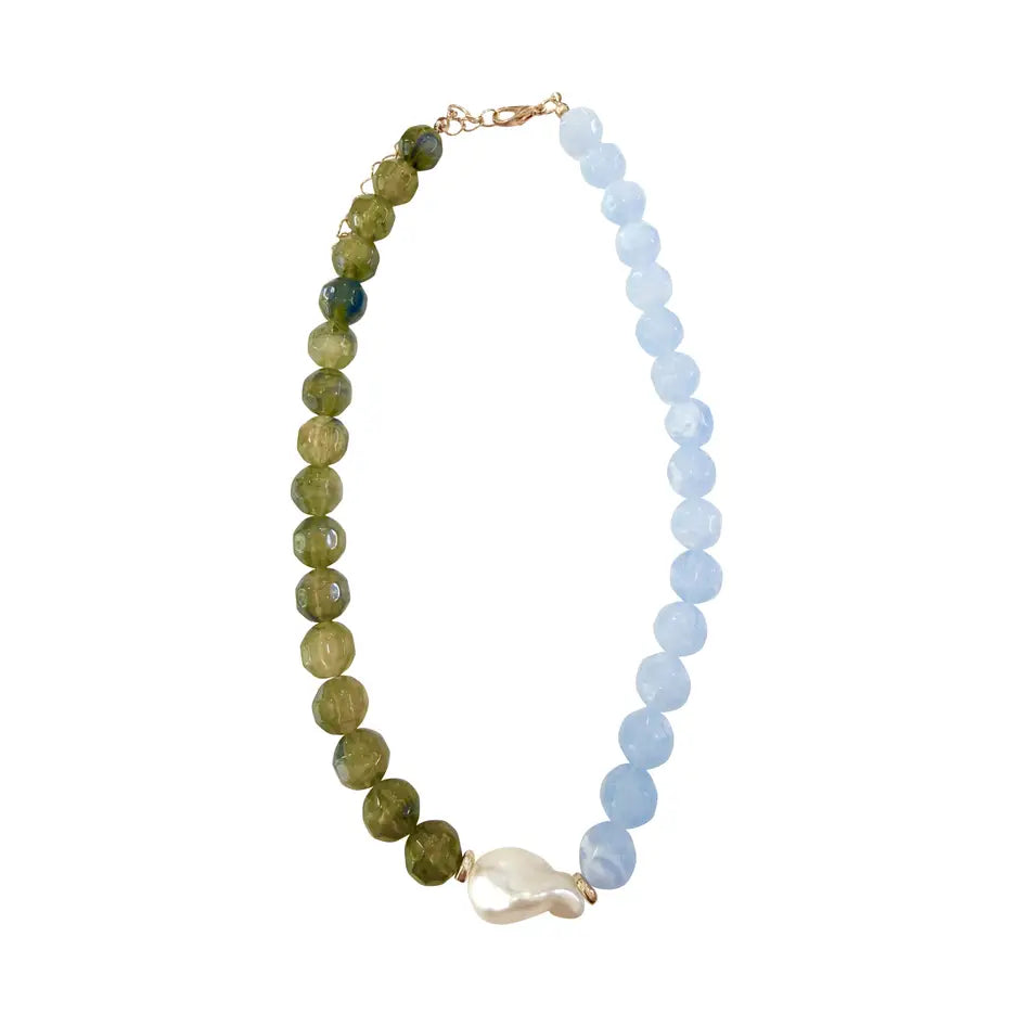 Miles Beaded Necklace w/ Pearl