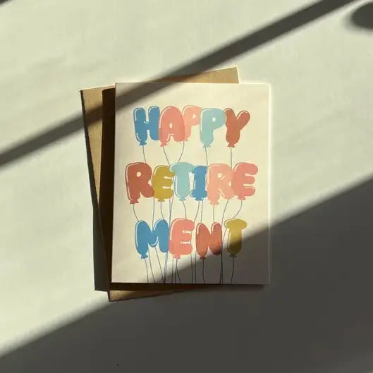 Balloon Retirement Card