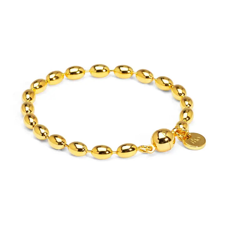 Beaded Magnetic Closure Bracelet