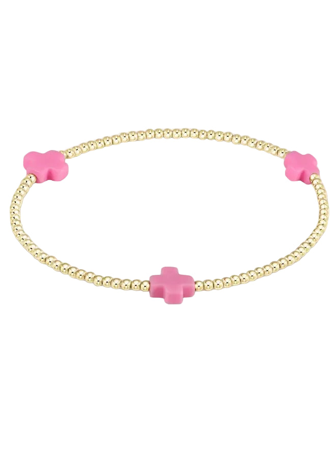Egirl Signature Cross Sm 2mm Bracelet