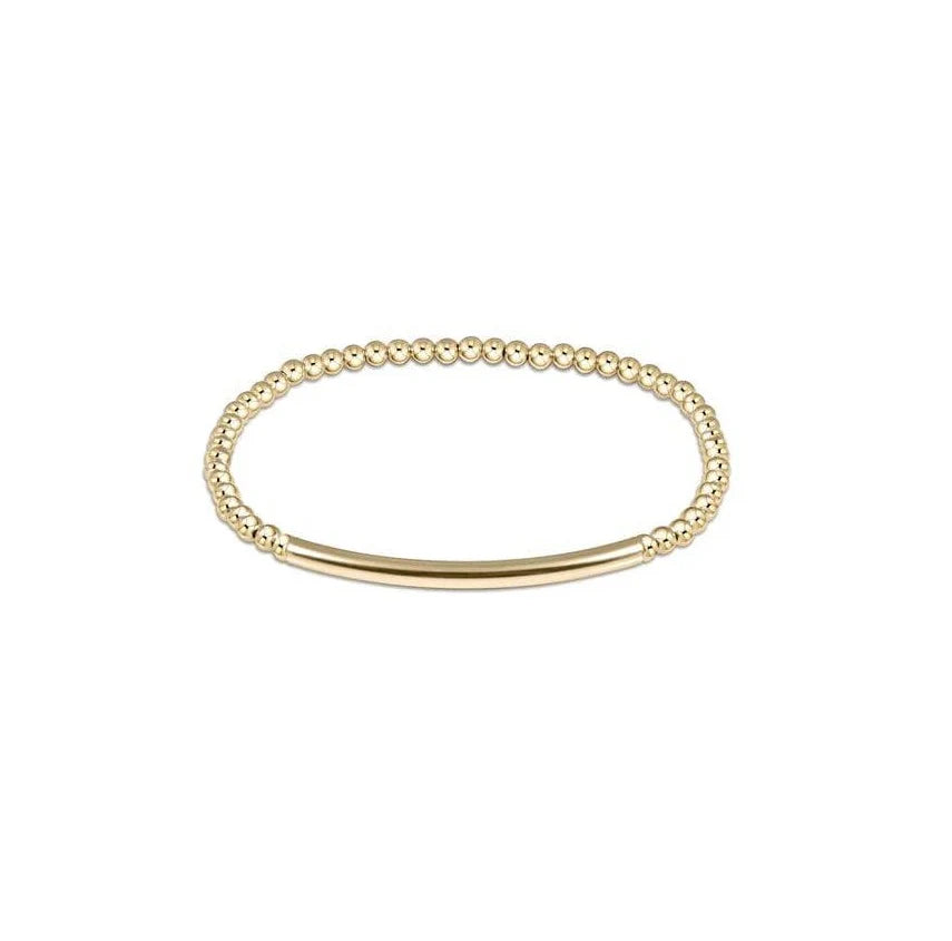 Bliss Bar Smooth Gold 3mm Bracelet