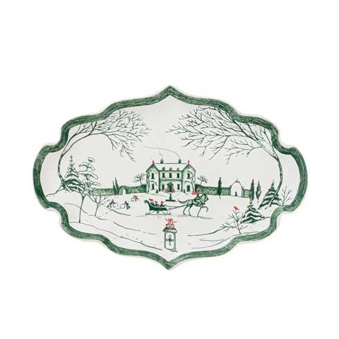 Ce Winter Frolic Gift Tray Evergreen