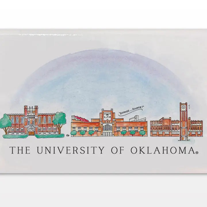 Oklahoma Skyline Magnet