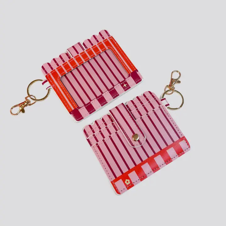 Pinkie Pinstripe Wallet