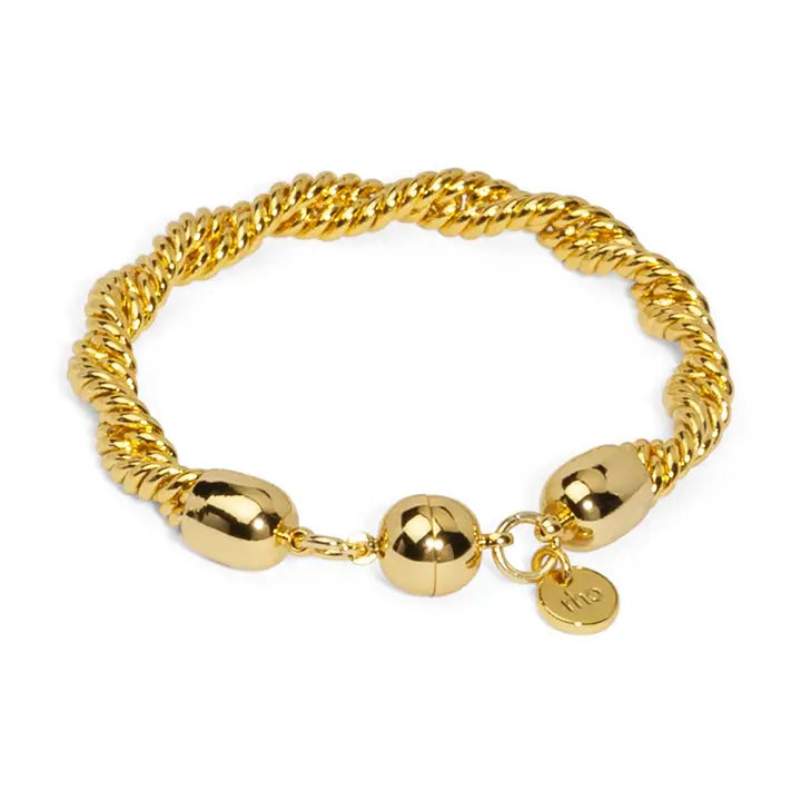 Braided Twisted Links Bracelet