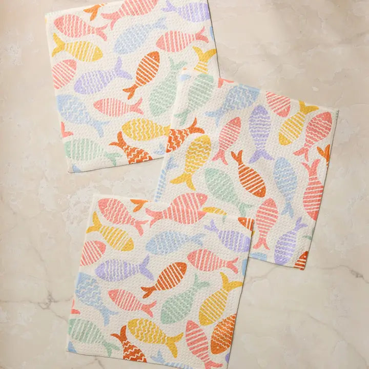 Flip Fish Dish Cloth Set