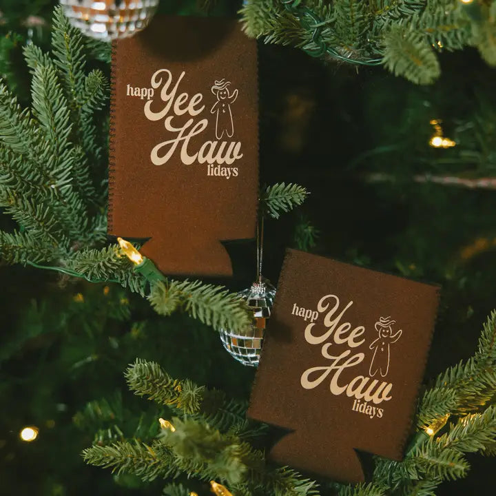 HappYEEHAWlidays Koozie