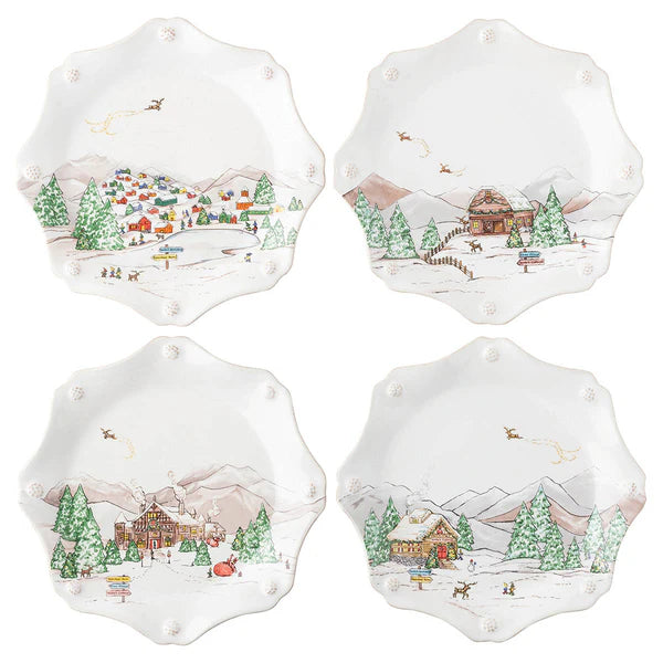 B&T North Pole Salad Plate Set