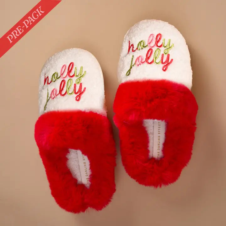 Holly Jolly Slippers