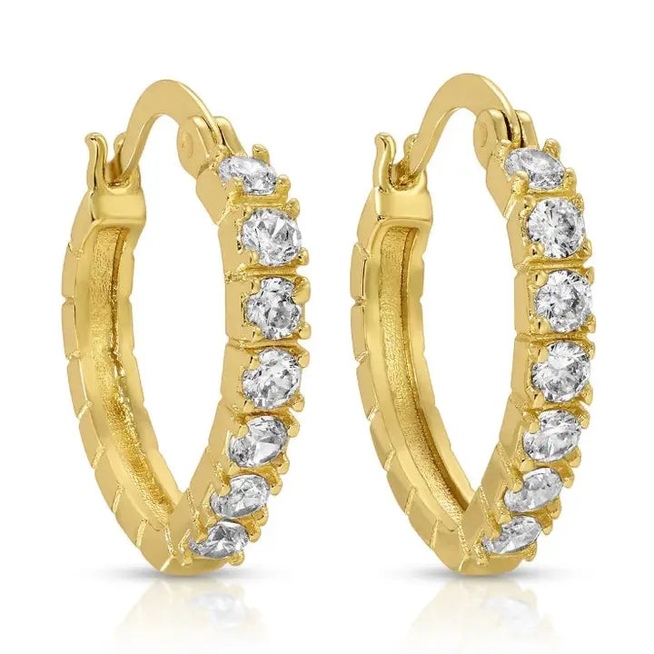 Latchback Cubic Zirconia Earrings