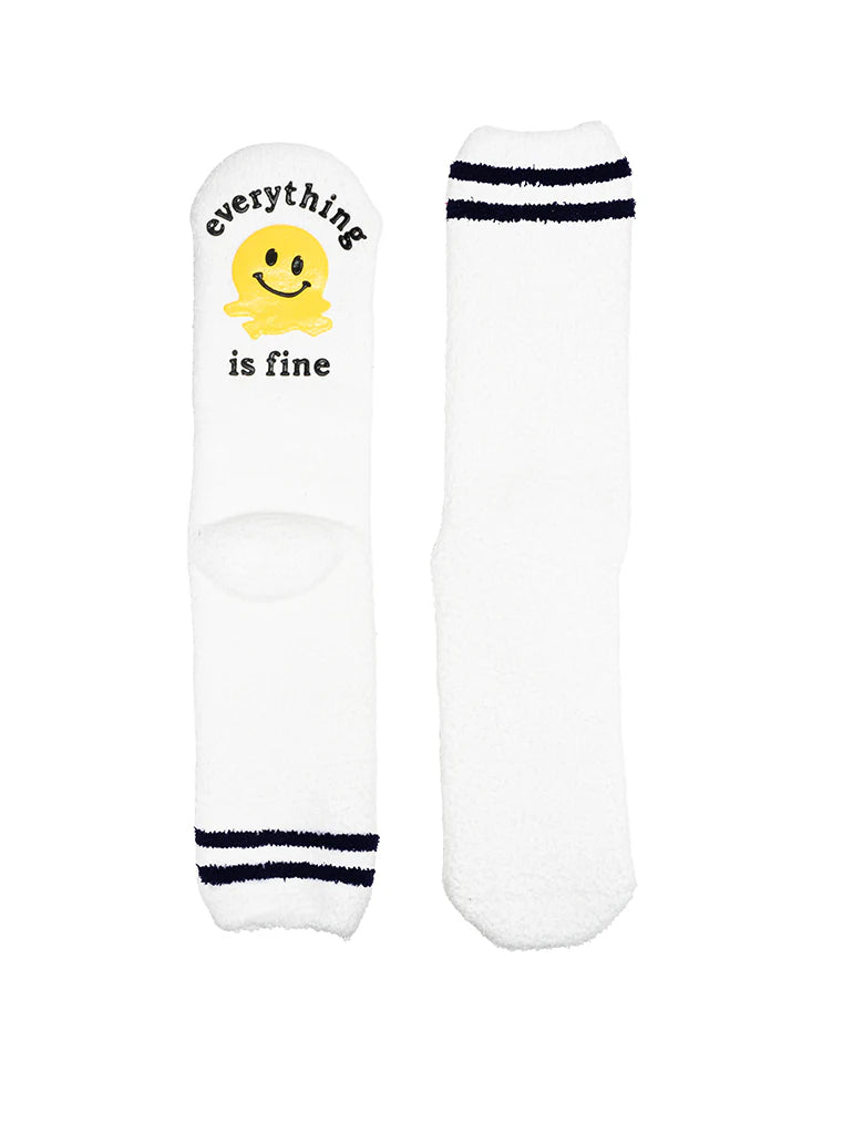 It's Fine Fuzzy Fuzzy Crew Sock