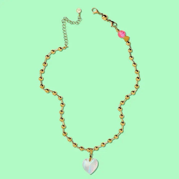 Kendall Chain Heart Necklace