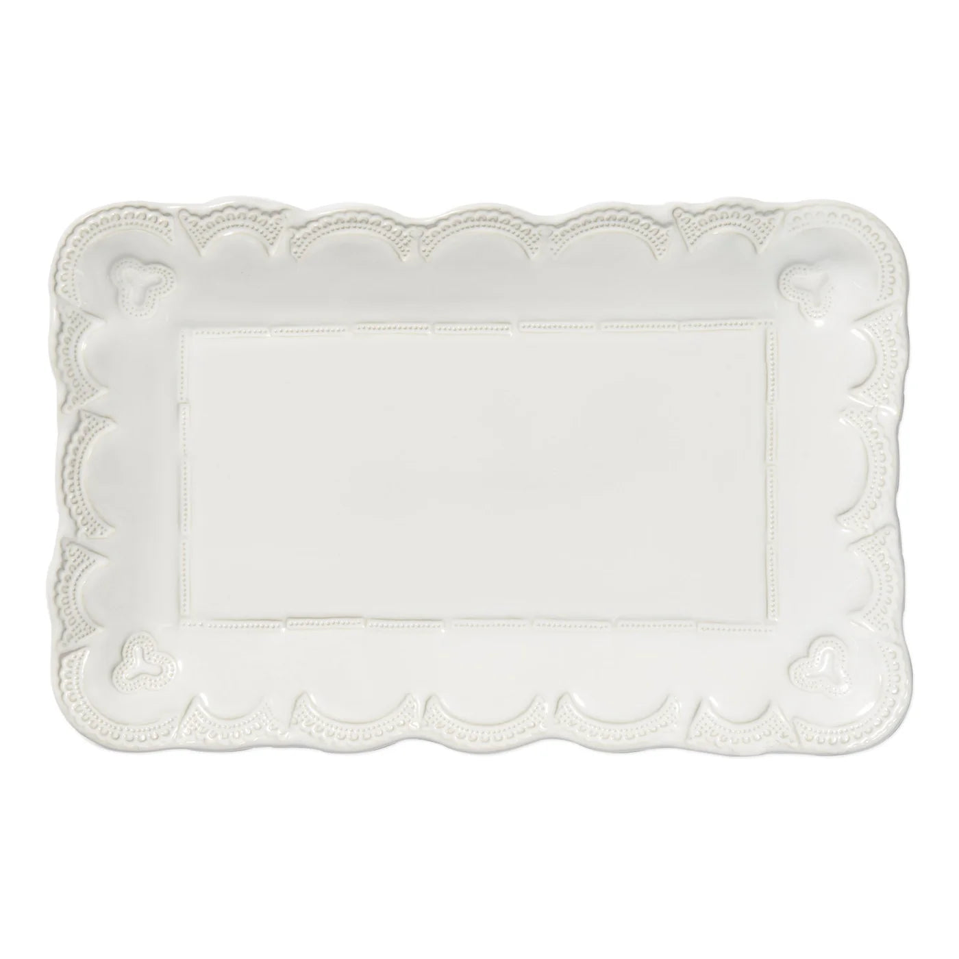 Incanto Stone Lace Rect Platter