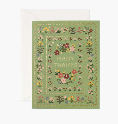 Moss Thank you Card