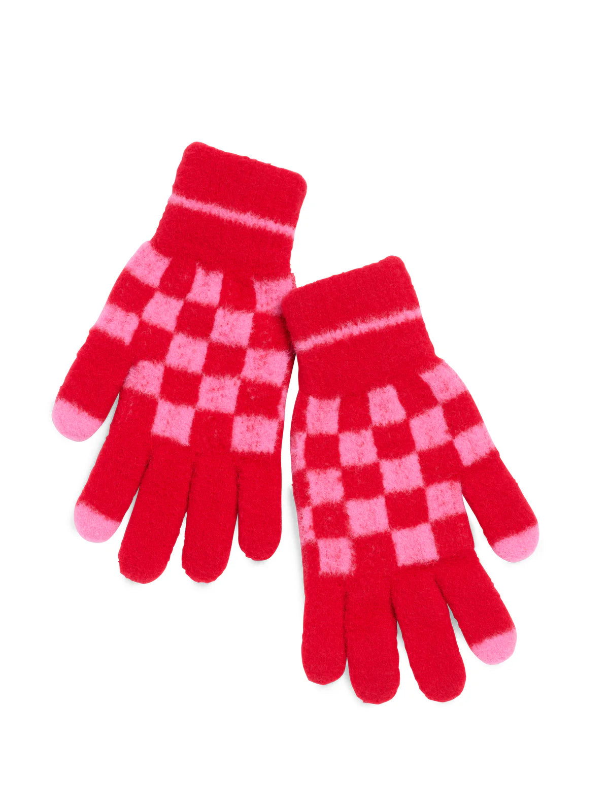 Pink Tanner Touch Screen Gloves