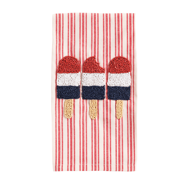Beaded Americana Towel