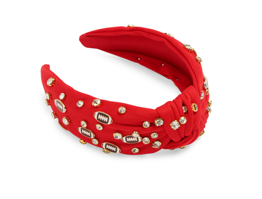 Red Gameday Knotted Headband