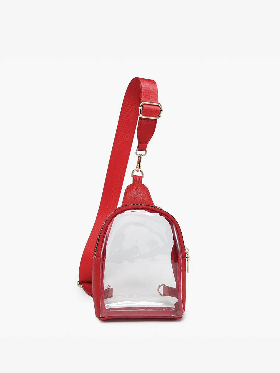 Ellen Clear Sling Purse