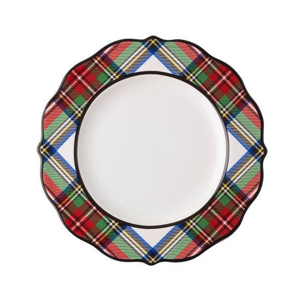 Stewart Tartan Salad Plate