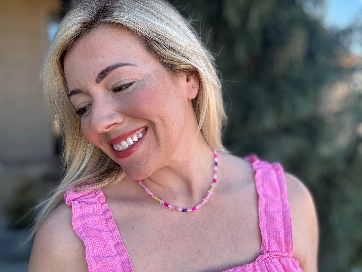 Marla Multi Color w/stars Necklace