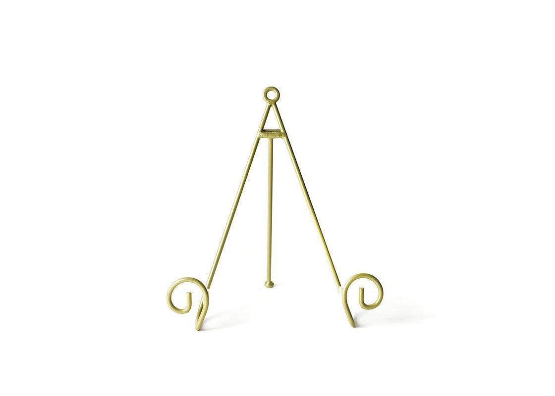 Large Swirl Gold Plate Stand