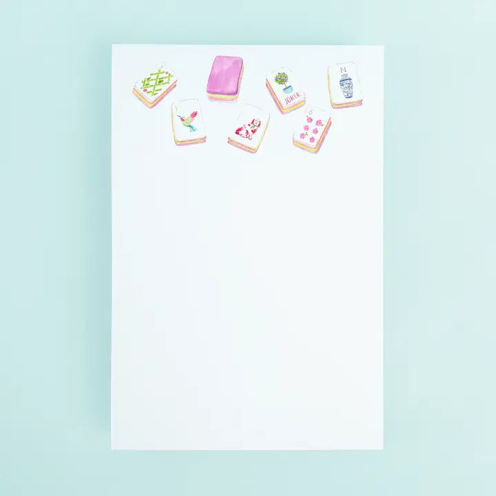 Large Mahjong Tiles Notepad