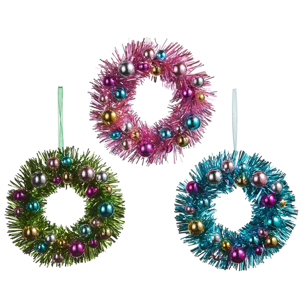 Tinsel Wreath Ornament