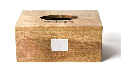 Mini Wood 10 Tissue Box
