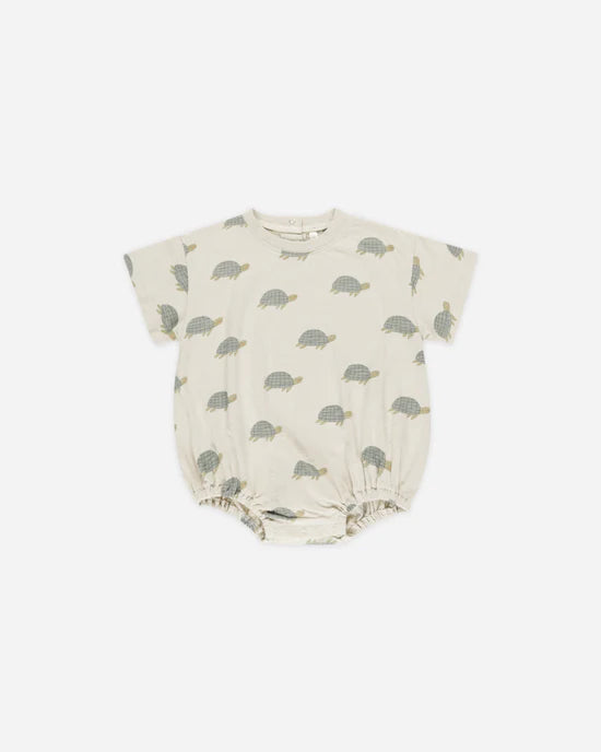 Relaxed Bubble Romper Sea Turtles