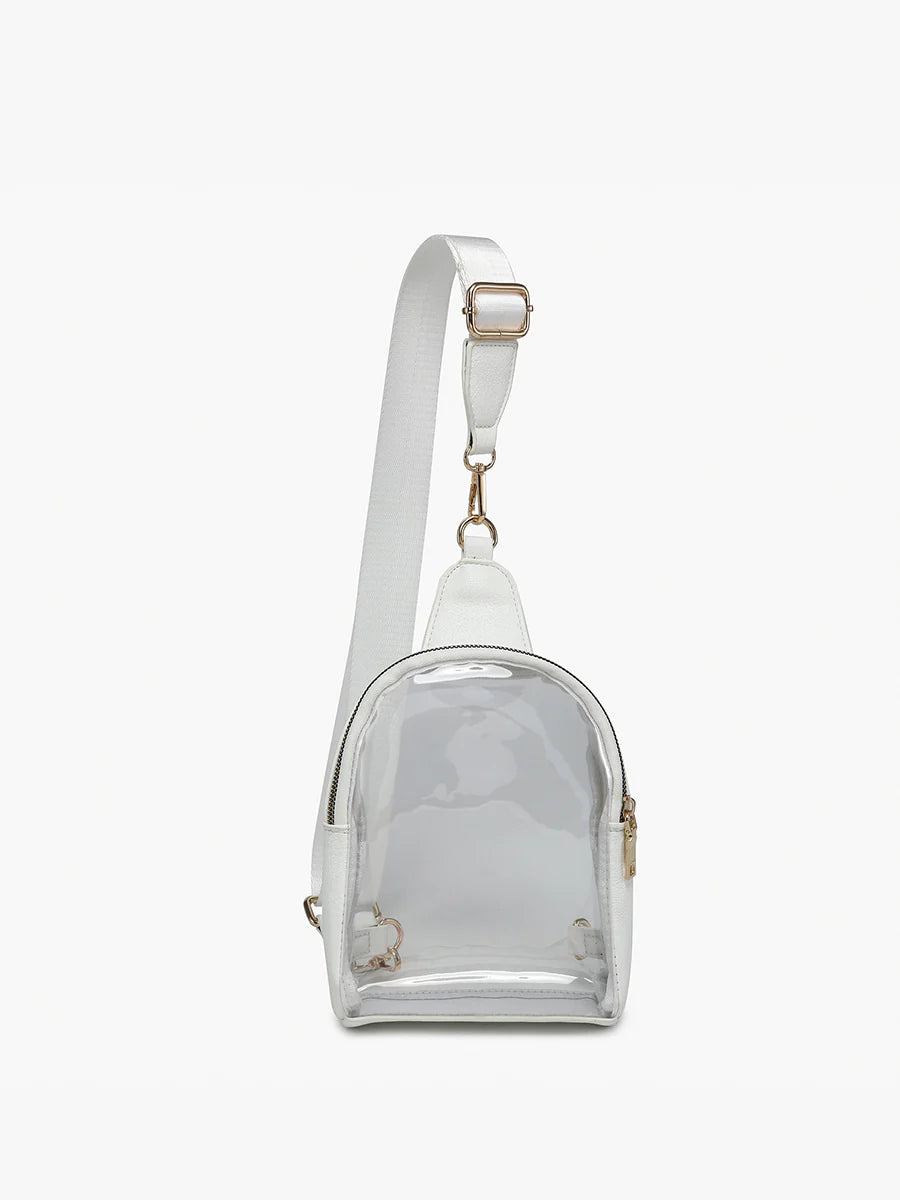 Ellen Clear Sling Purse