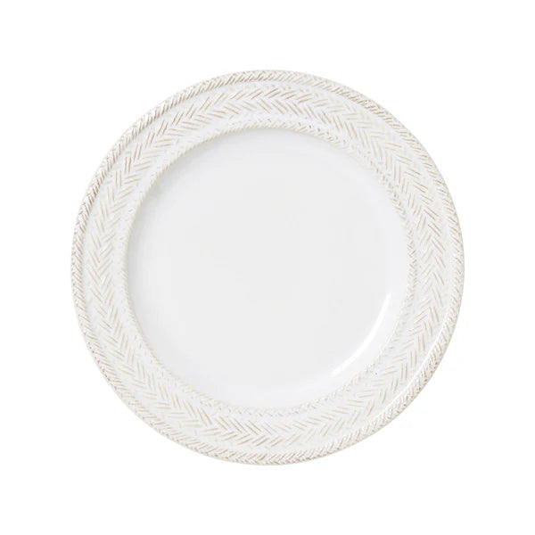 White Le Panier Dinner Plate
