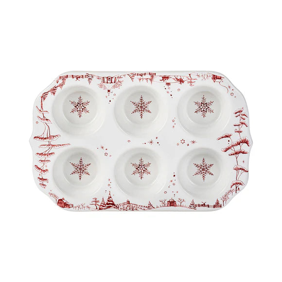 Ce Winter Frolic Muffin Dish