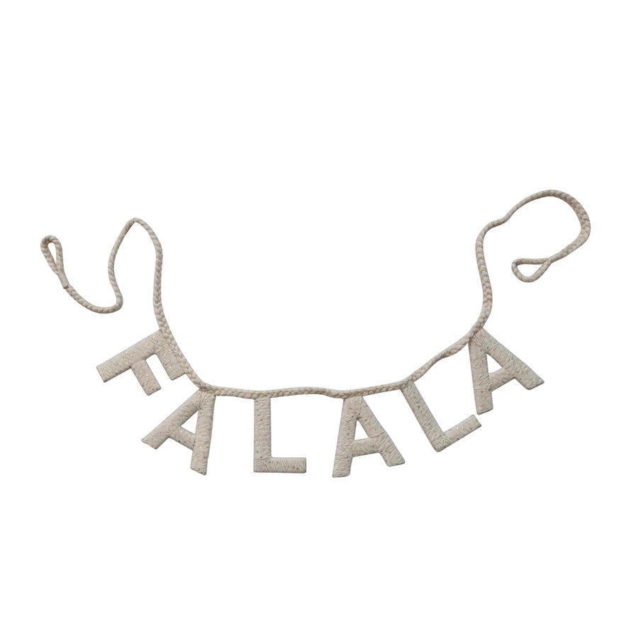 Fa La La Garland with Sequins