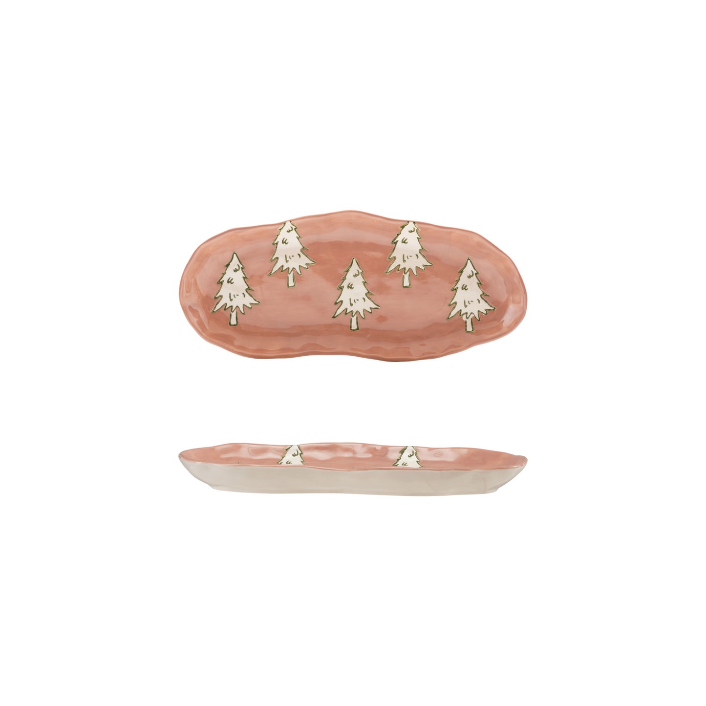 Pink Platter w Trees