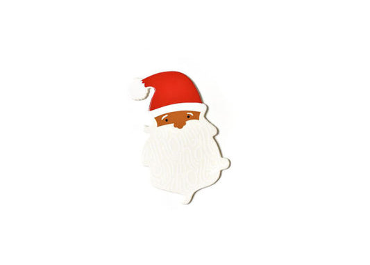 Ho Ho Santa Brown Skin Ornament