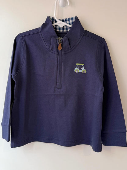 Navy Golf Quarter Zip