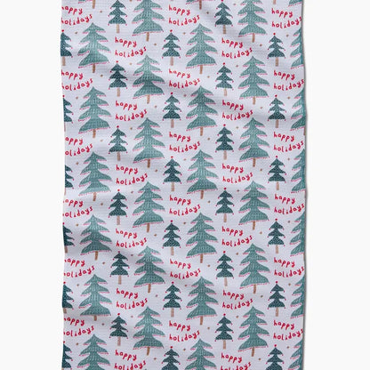 Berry Happy Holidays Tea Towel