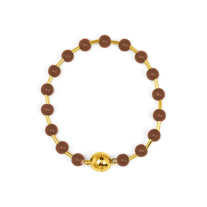 Glass Bead Magnetic Bracelet