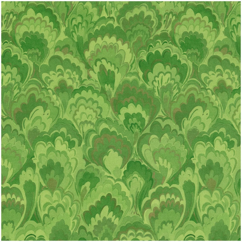 Marbled Ceramic Green Wrapping Paper