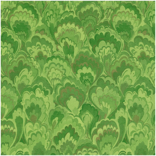 Marbled Ceramic Green Wrapping Paper
