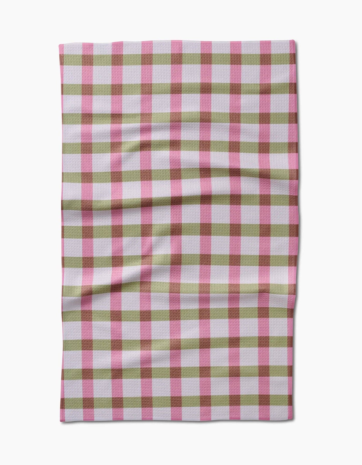 Patricia Plaid Tea Towel