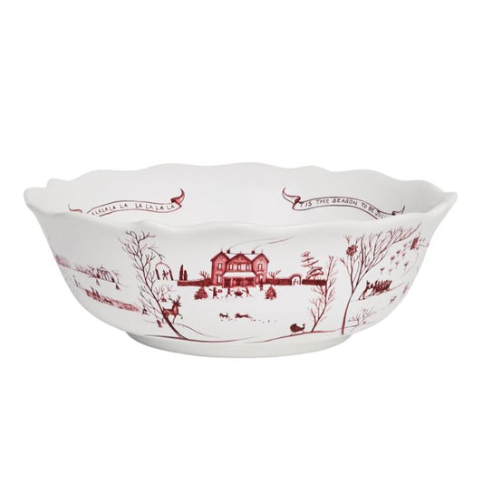 CE 11" Ruby Winter Frolic Bowl